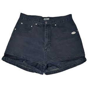 Vintage Boss Mesh Detail Shorts